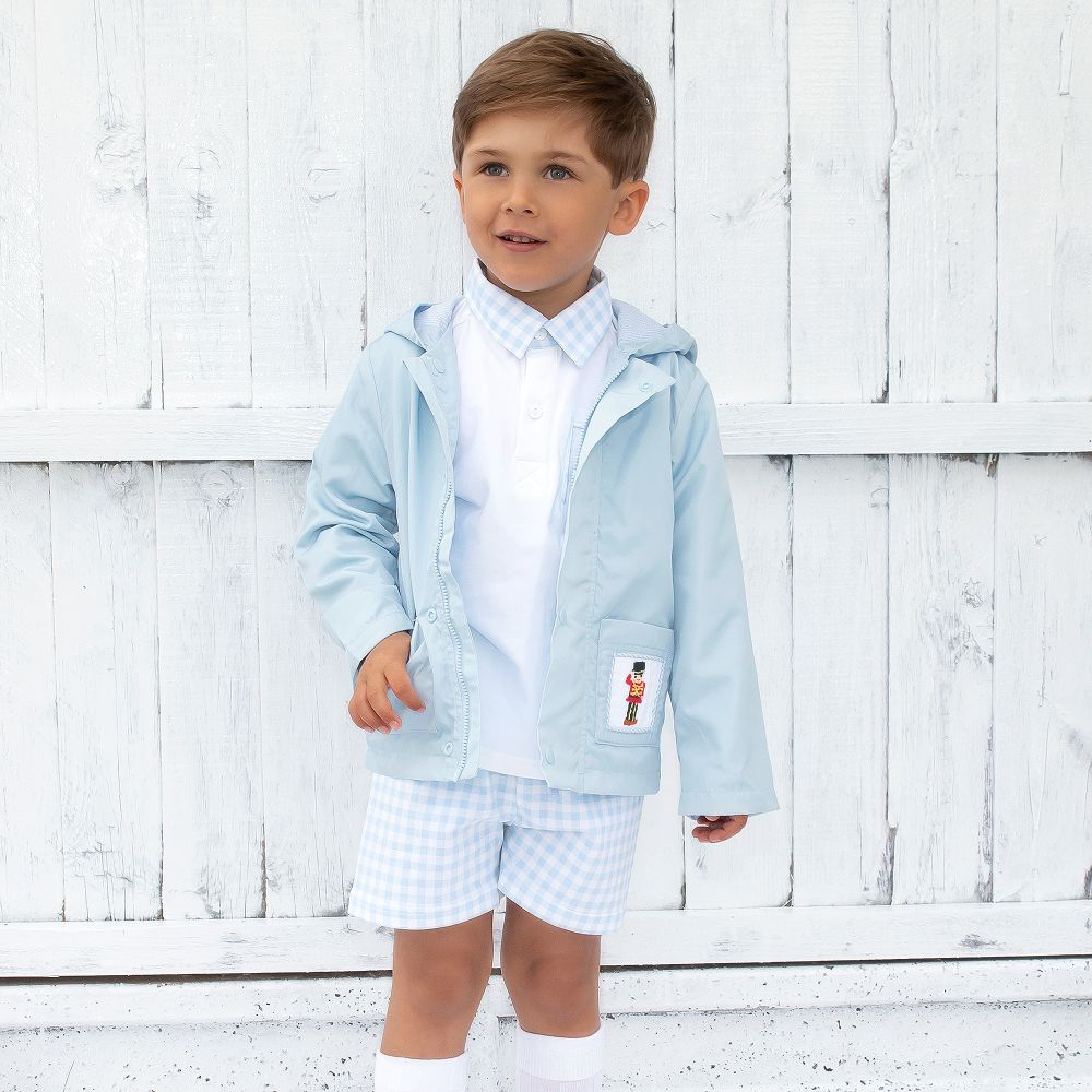 Boys pale 2025 blue jacket
