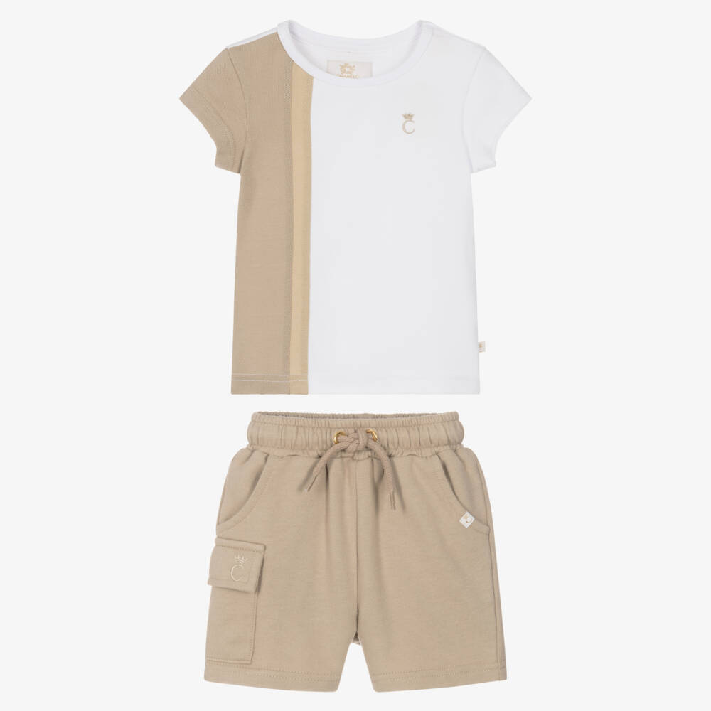 Caramelo Kids-طقم شورتات بيكيه قطن للأولاد | Childrensalon Outlet