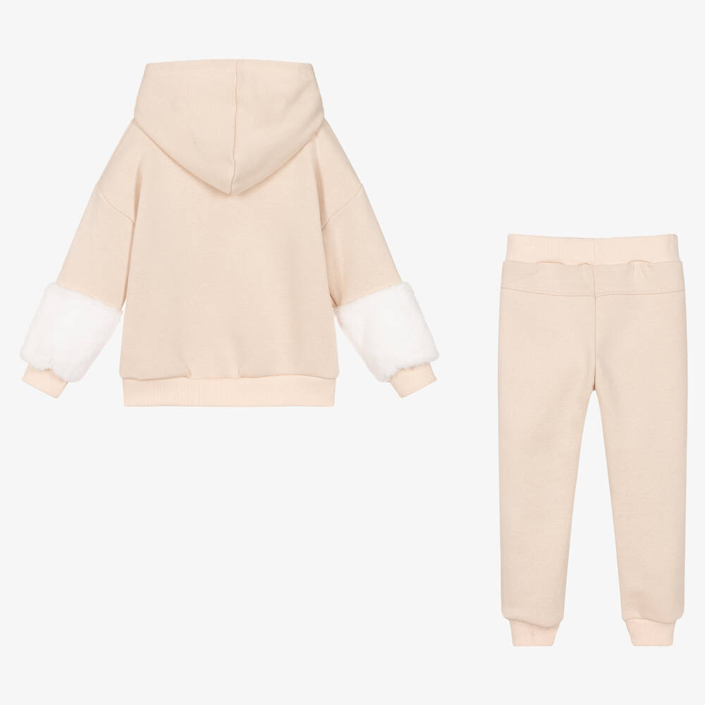 Girls khaki tracksuit new arrivals