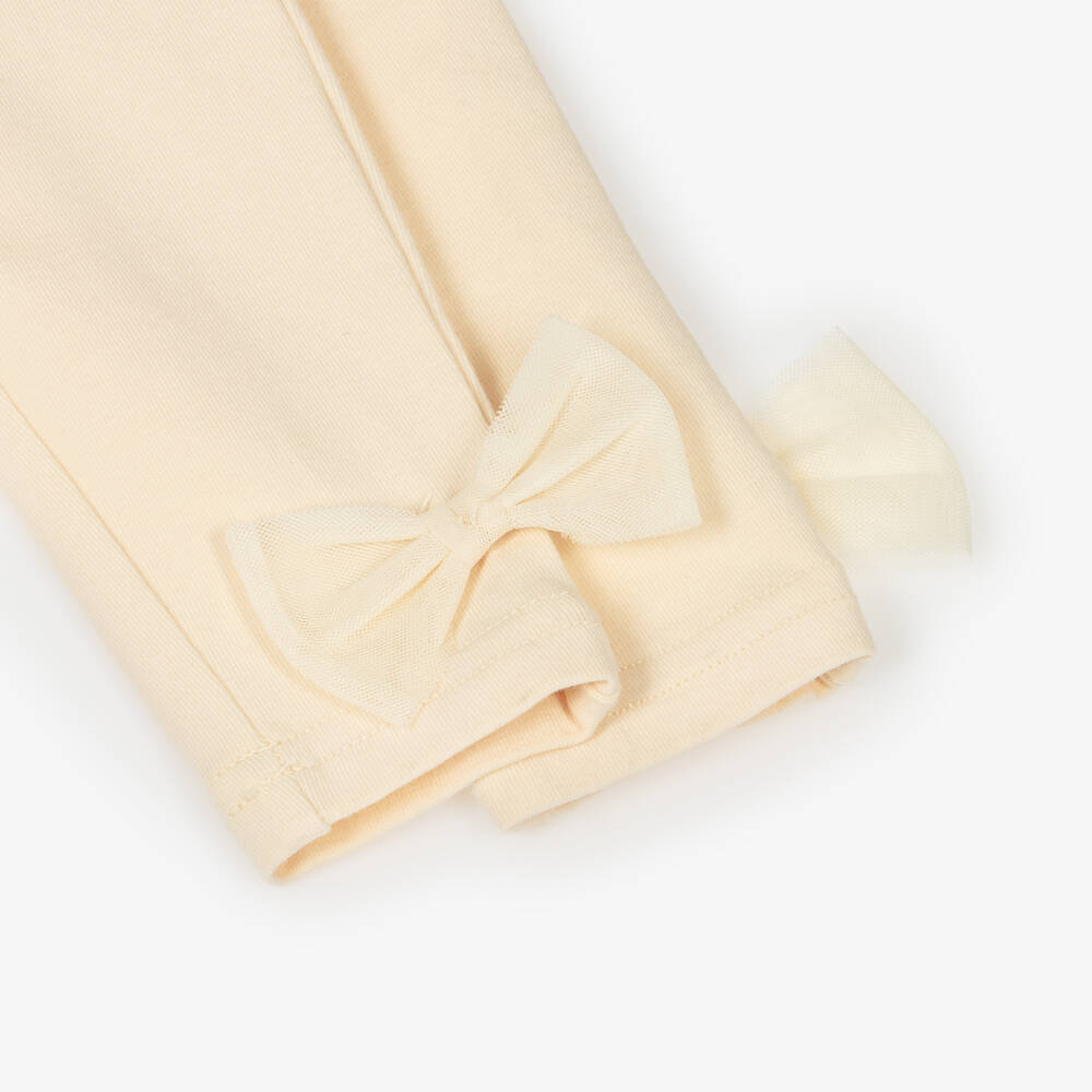 Caramelo Kids-Бежевый комплект леггинсов Enchanted Castle для девочек | Childrensalon Outlet