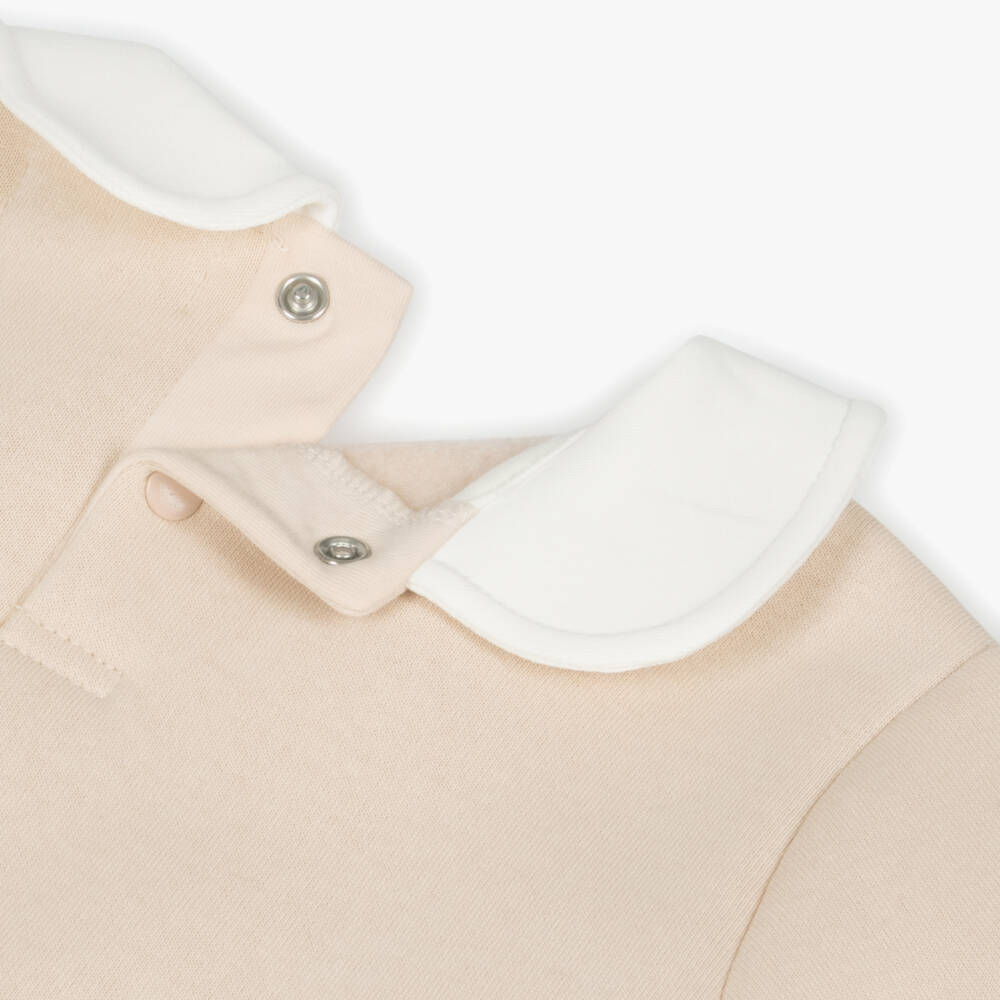 Caramelo Kids-Girls Beige Pearl Accent Leggings Set | Childrensalon Outlet