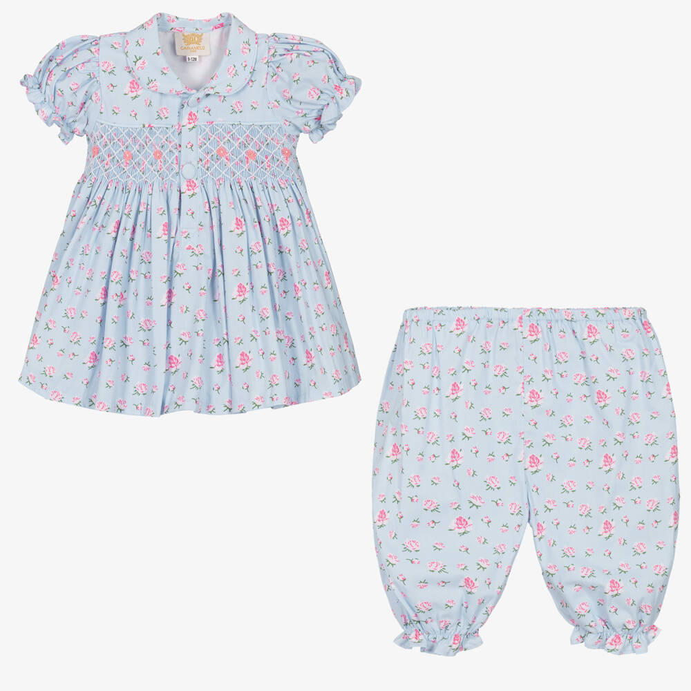 Caramelo Kids-Нежный голубой комплект ночной одежды для девочек | Childrensalon Outlet