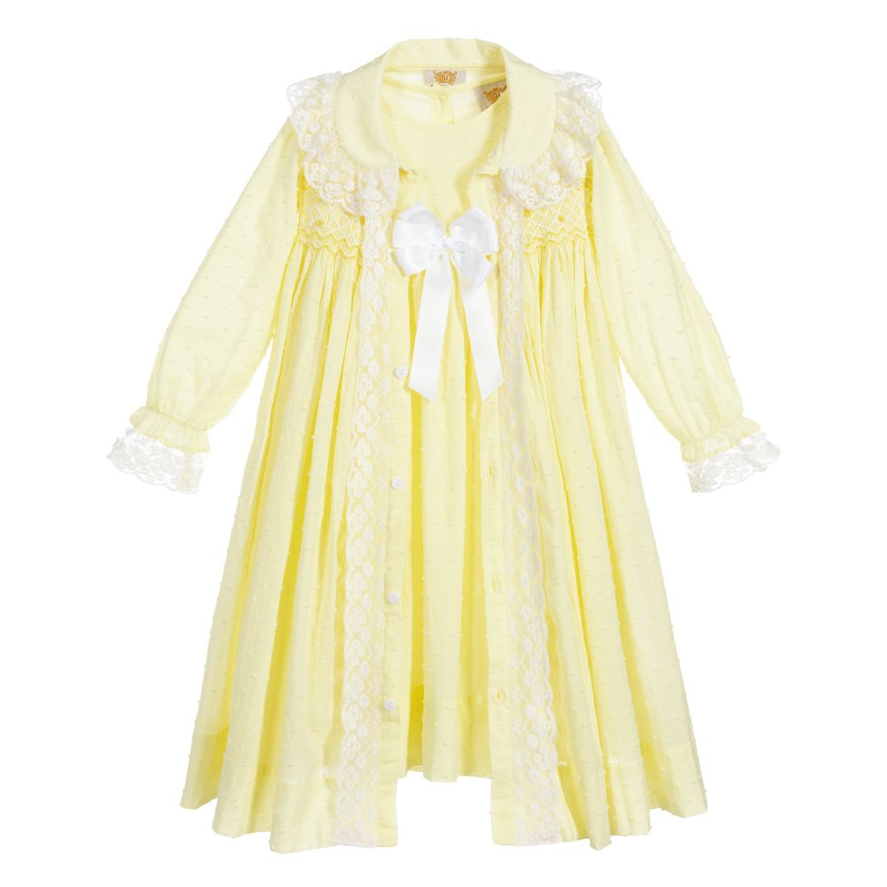 Caramelo Kids-Girls Cotton Nightdress Set | Childrensalon Outlet