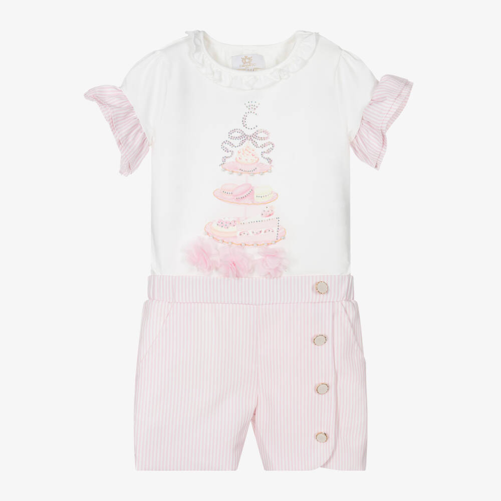 Caramelo Kids-Очаровательный розовый комплект для девочек | Childrensalon Outlet