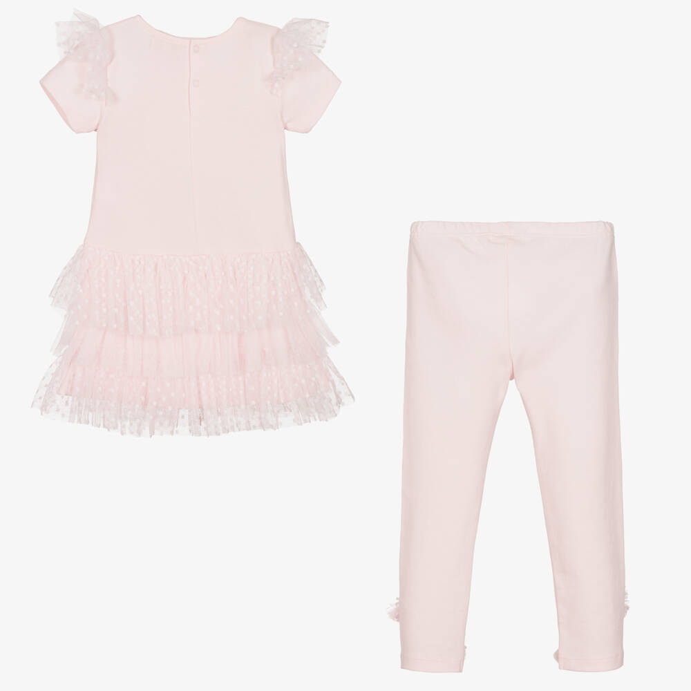 Caramelo Kids-Girls Diamanté Tunic and Leggings | Childrensalon Outlet
