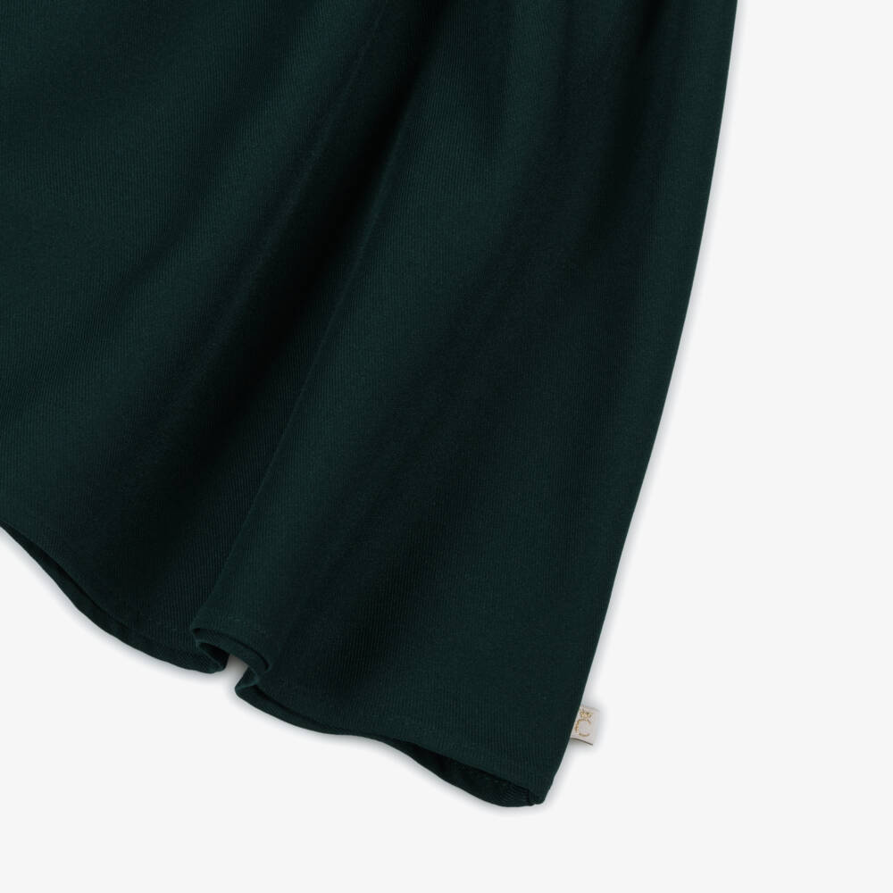 Caramelo Kids-Girls Green Ruffle Pinafore Dress | Childrensalon Outlet