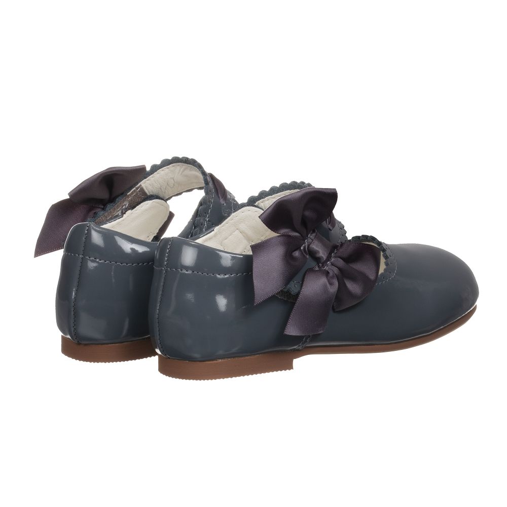 Ladies grey patent best sale shoes