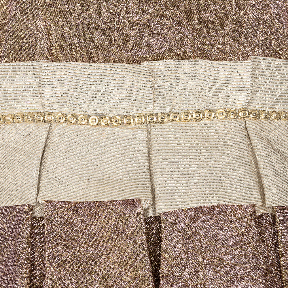 Caramelo Kids-فستان تويل لون ذهبي | Childrensalon Outlet