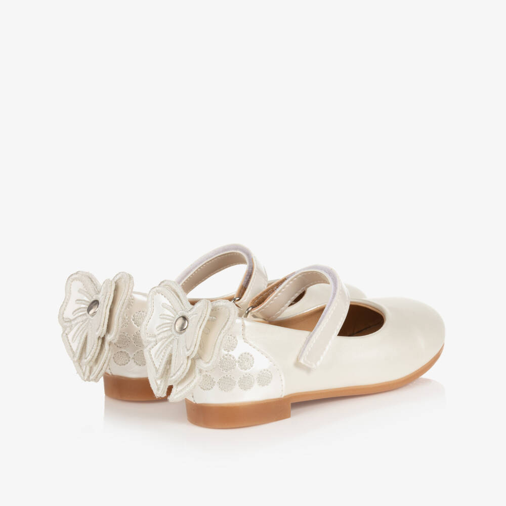 Caramelo Kids-Girls Ivory Ballerina Shoes | Childrensalon Outlet