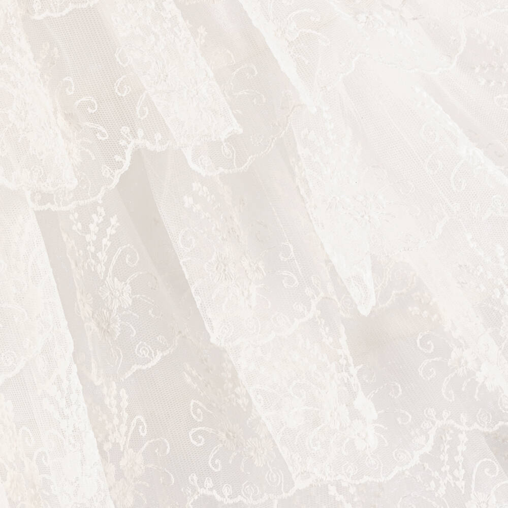 Caramelo Kids-فستان تول عاجي للبنات مع طوق شعر | Childrensalon Outlet