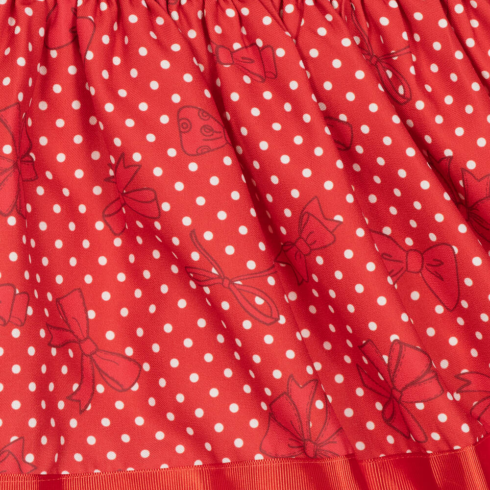 Caramelo Kids-Girls Ivory Top & Red Skirt Set | Childrensalon Outlet