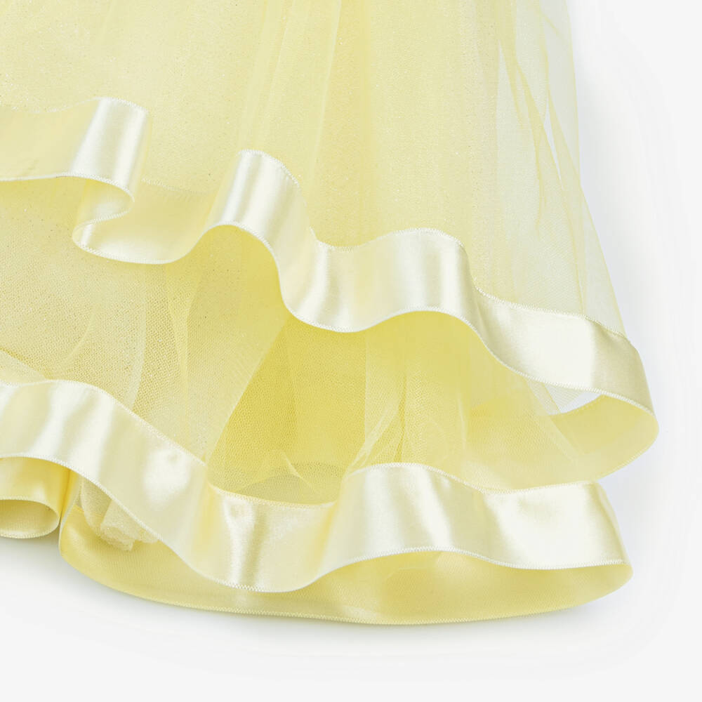 Caramelo Kids-Платье из лимонного тюля для девочек | Childrensalon Outlet