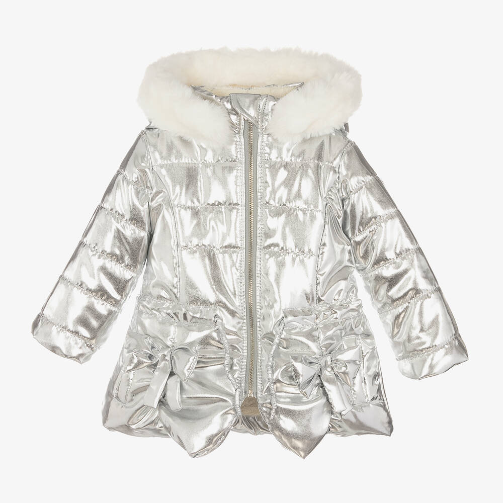 Kids silver new arrivals coat