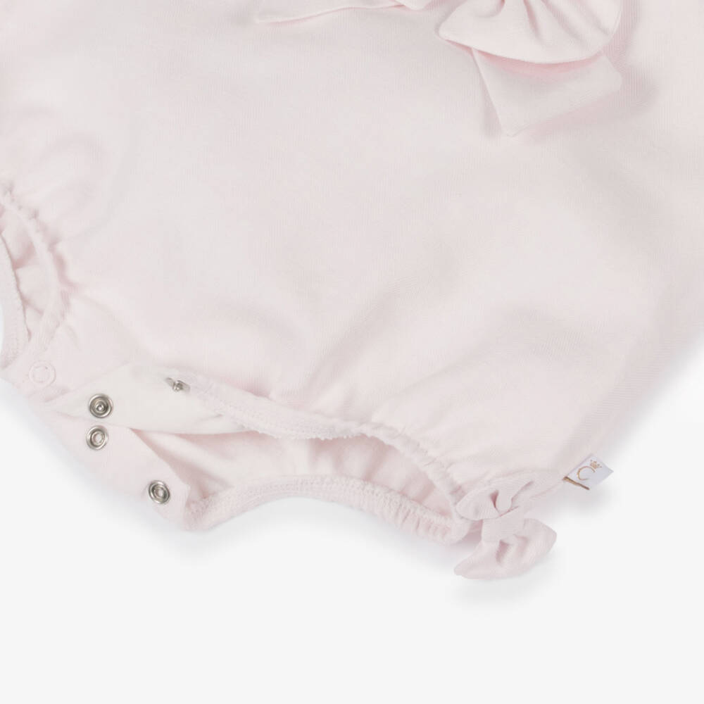 Caramelo Kids-Girls Pastel Pink Frilled Shortie | Childrensalon Outlet