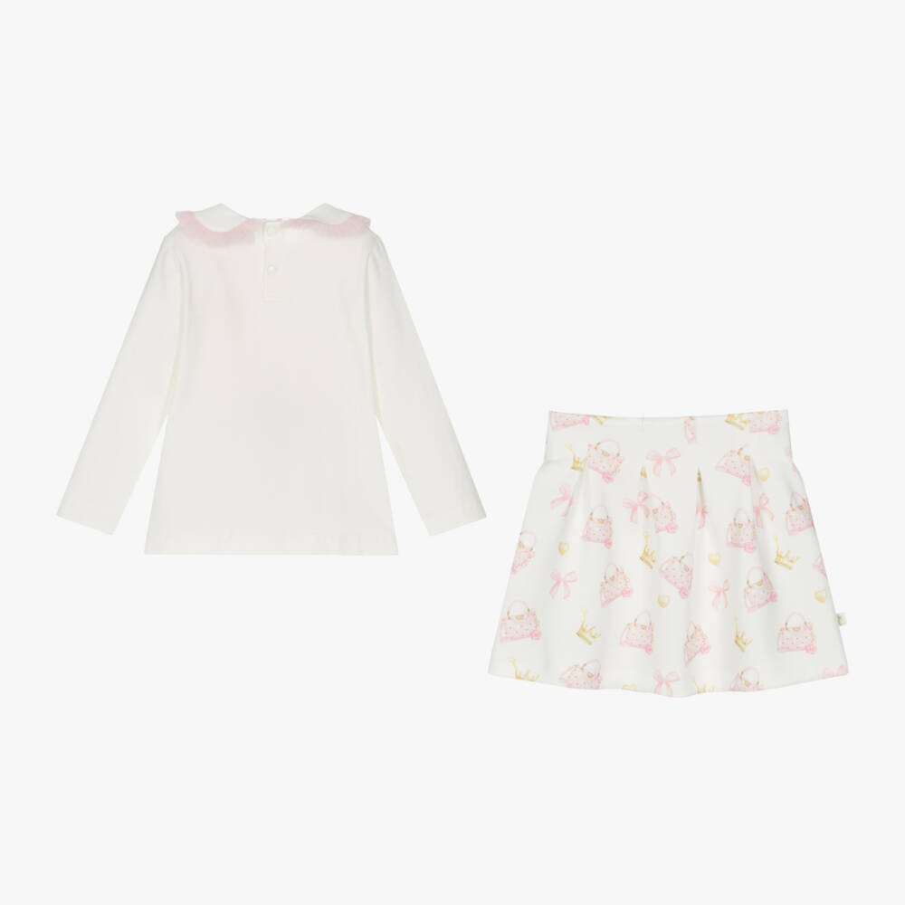 Caramelo Kids-Girls Pink Bag Skirt Ensemble | Childrensalon Outlet