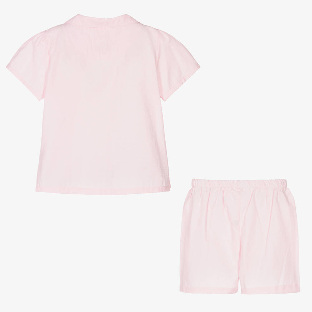 Caramelo Kids-Розовая хлопковая пижама с балеринами | Childrensalon Outlet