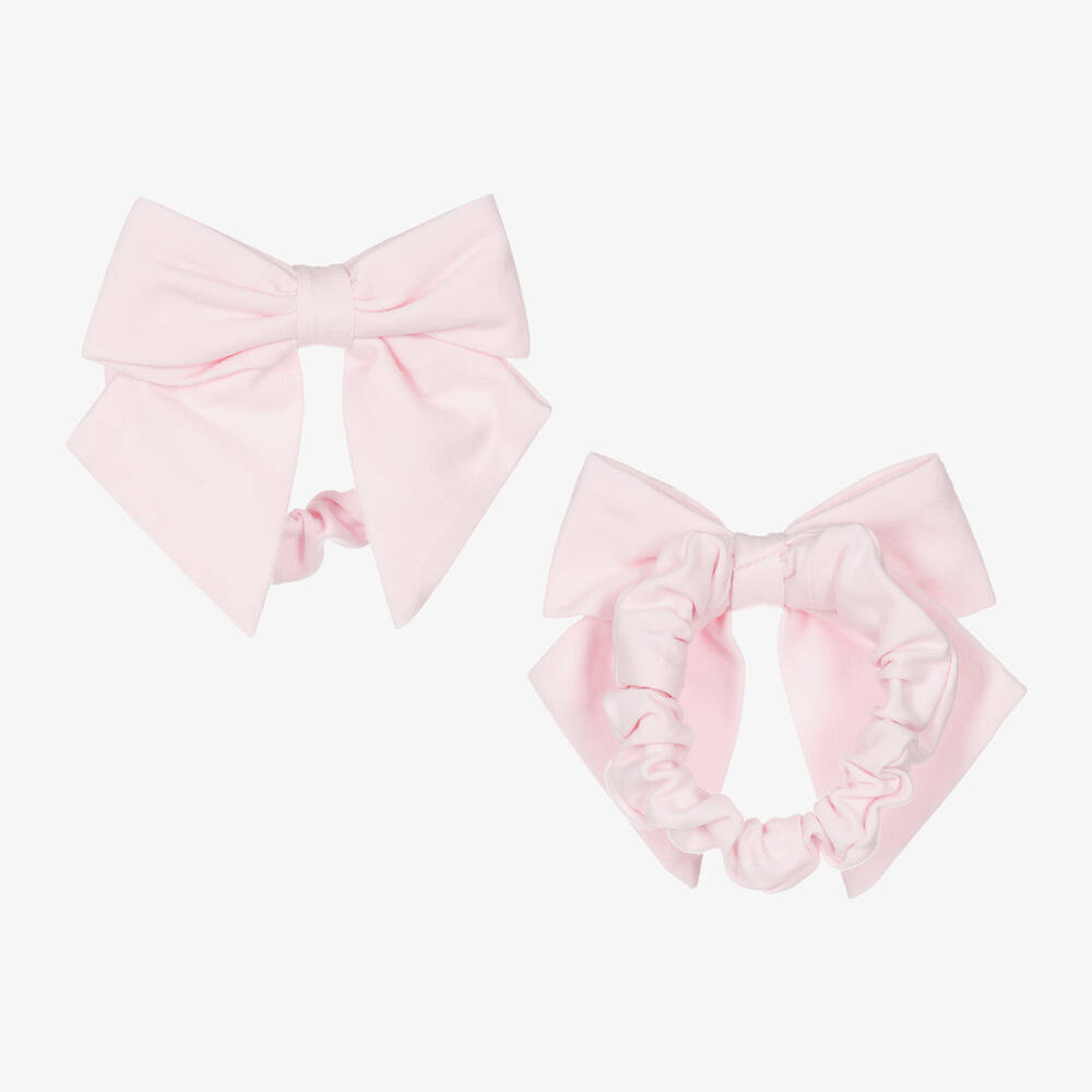 Caramelo Kids-Girls Pink Cotton Sequin Shorts Set | Childrensalon Outlet