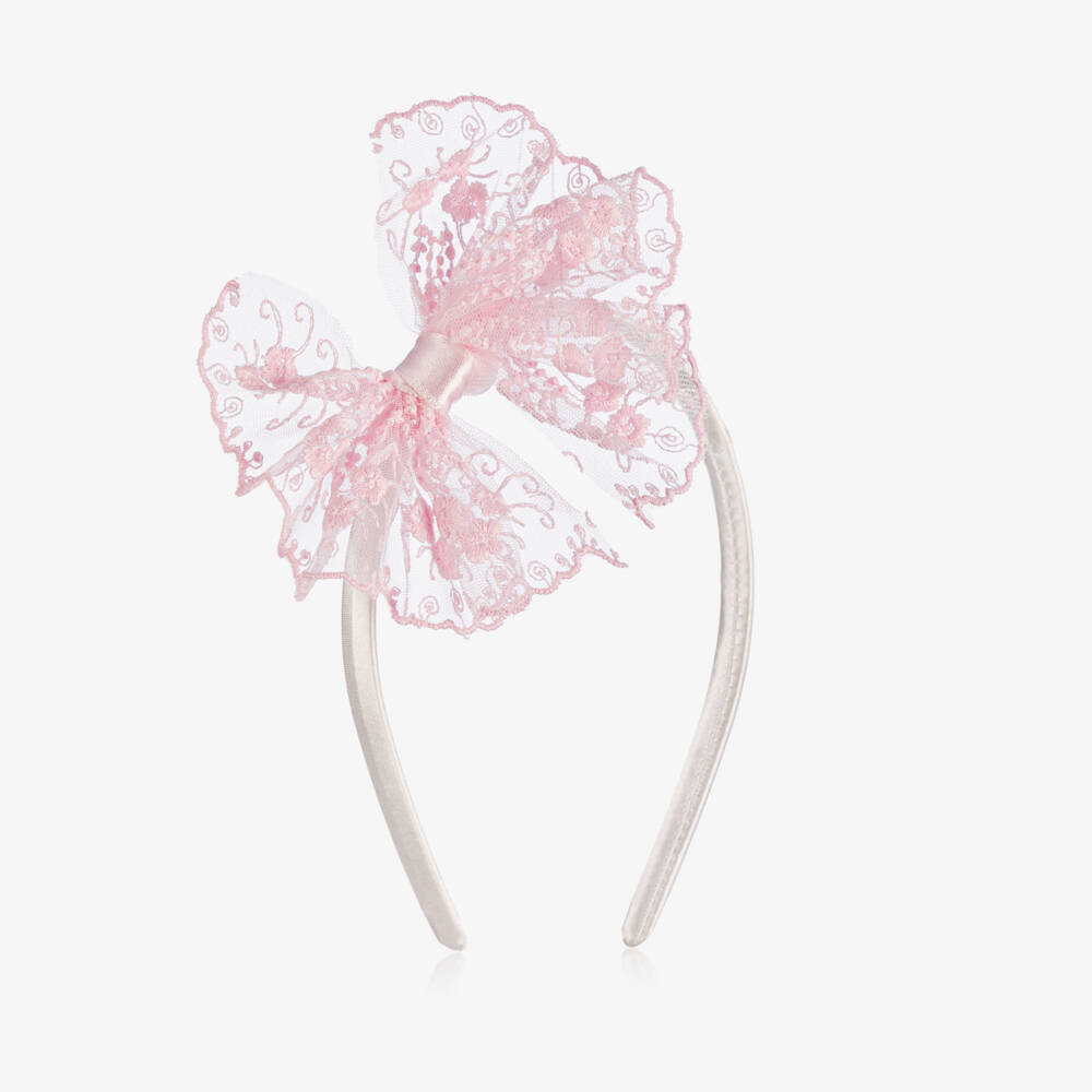 Caramelo Kids-طقم فستان تول دانتيل وردي للبنات | Childrensalon Outlet