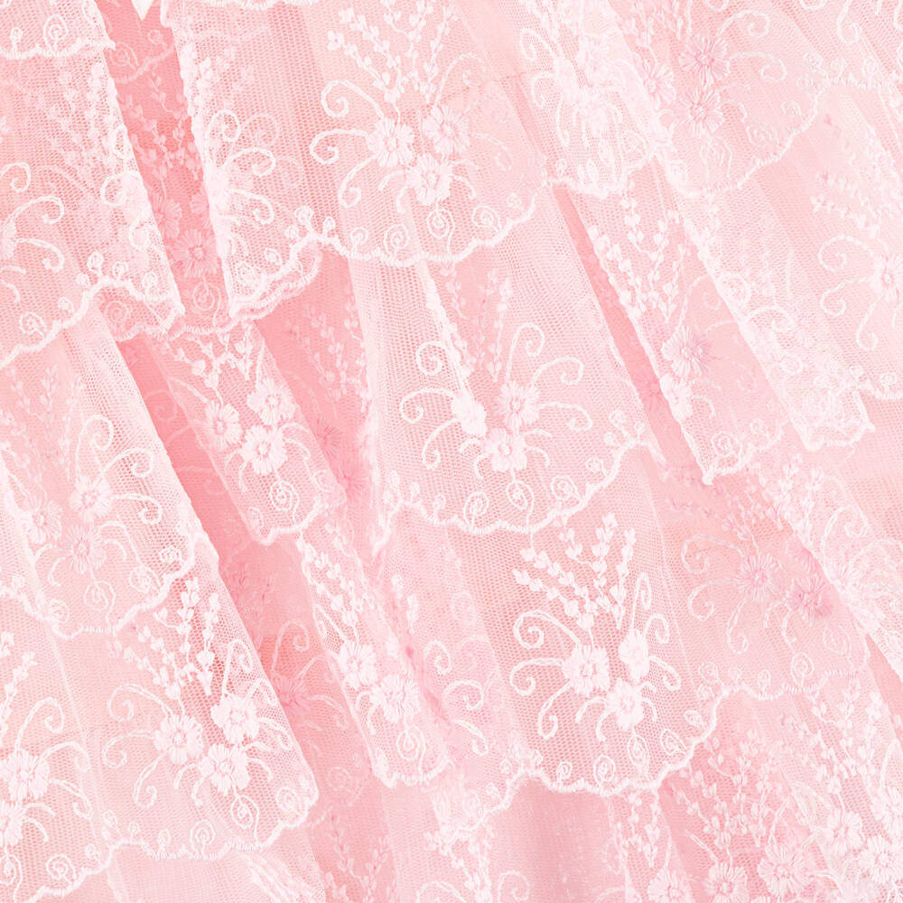 Caramelo Kids-طقم فستان تول دانتيل وردي للبنات | Childrensalon Outlet