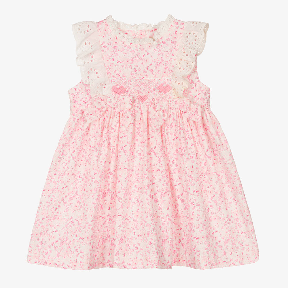 Caramelo Kids - Girls Pink Floral Dress | Childrensalon