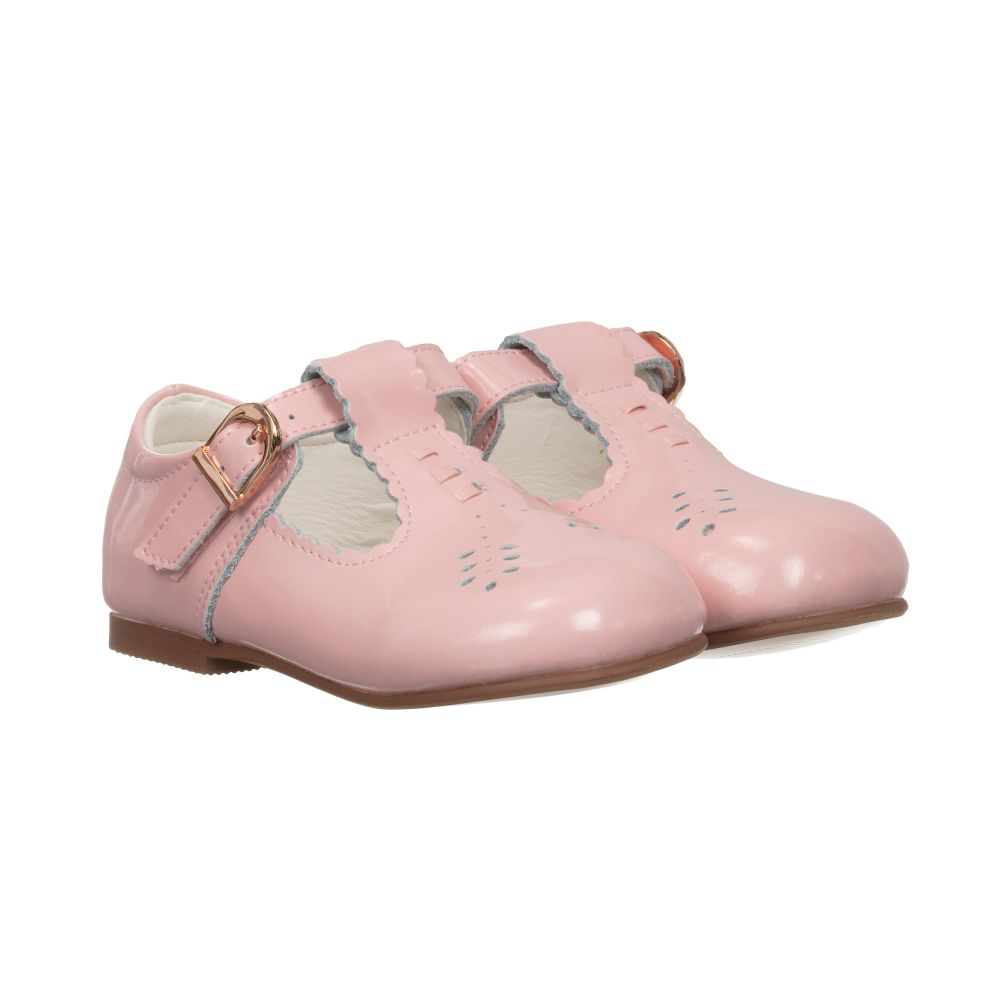 Caramelo Kids - Girls Pink Patent Shoes | Childrensalon