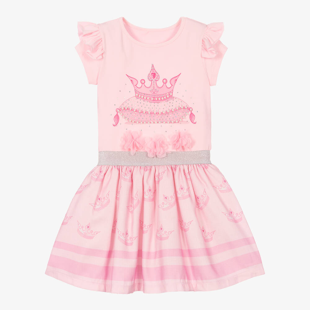 Caramelo Kids - Розовый топ и юбка для девочек | Childrensalon