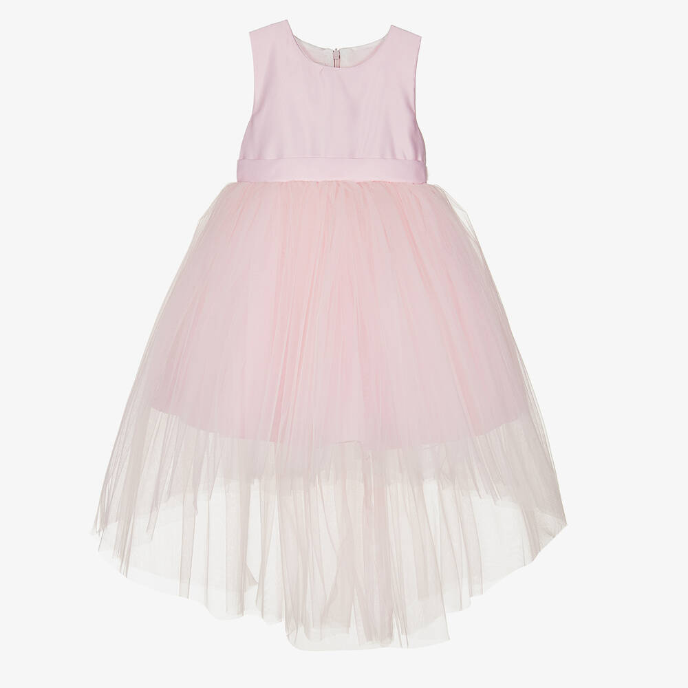 Caramelo Kids - Розовое платье из тюля для девочек | Childrensalon