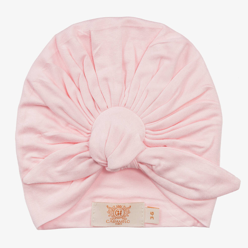 Caramelo Kids-Розовый тюрбан из вискозы для девочек | Childrensalon Outlet