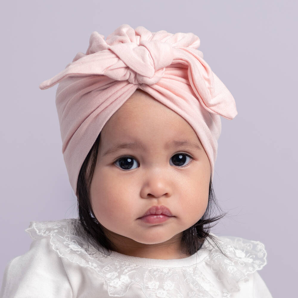 Caramelo Kids-Розовый тюрбан из вискозы для девочек | Childrensalon Outlet