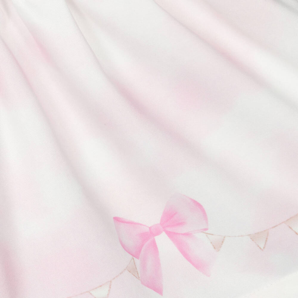 Caramelo Kids-Girls Pink & White Tulle Dress | Childrensalon Outlet