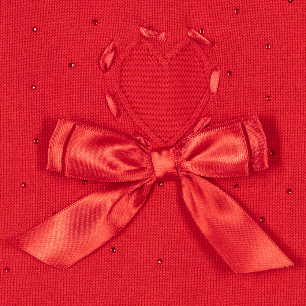 Caramelo Kids-Красный ромпер из хлопка и тюля | Childrensalon Outlet