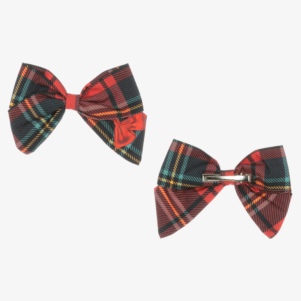 Girls tartan leggings top