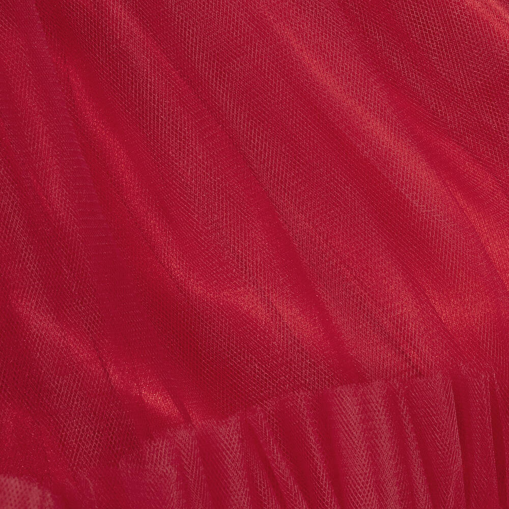 Caramelo Kids-Girls Red Velvet & Tulle Dress Set | Childrensalon Outlet