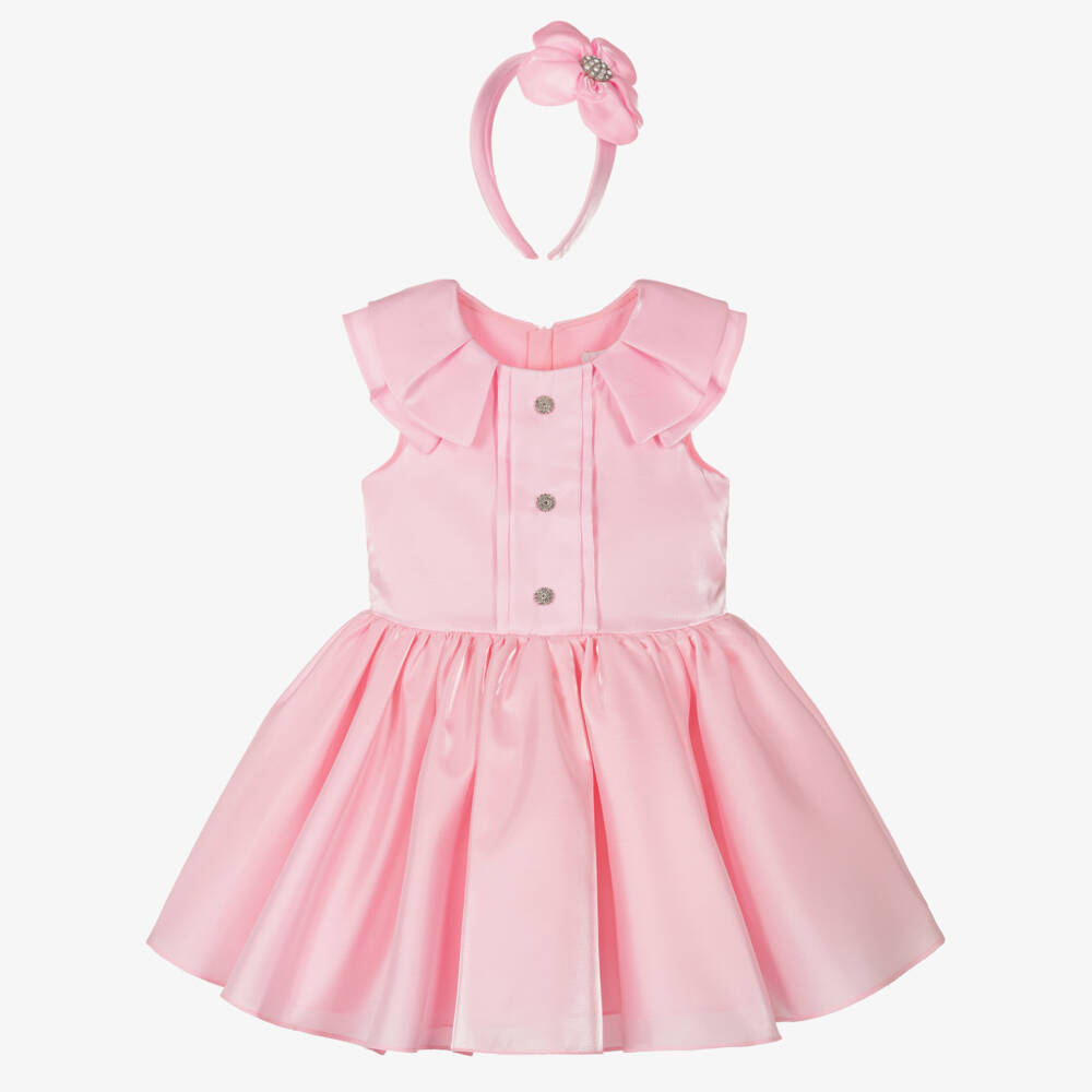 Caramelo Kids-Набор платье из атласа для девочек | Childrensalon Outlet