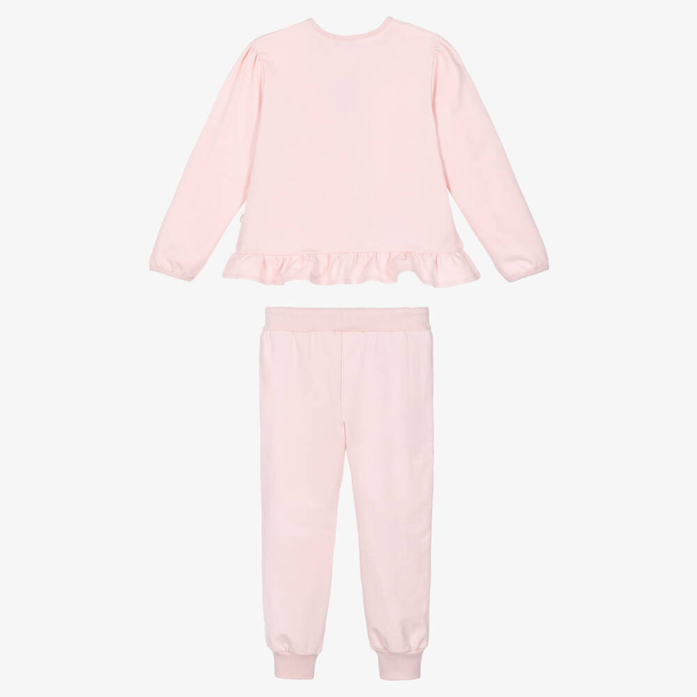 Caramelo Kids-Girls Soft Pink Bow Ensemble | Childrensalon Outlet