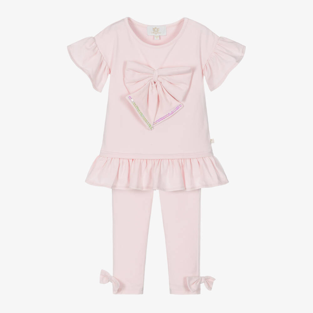 Caramelo Kids-Наряд с мягким розовым бантом для девочек | Childrensalon Outlet