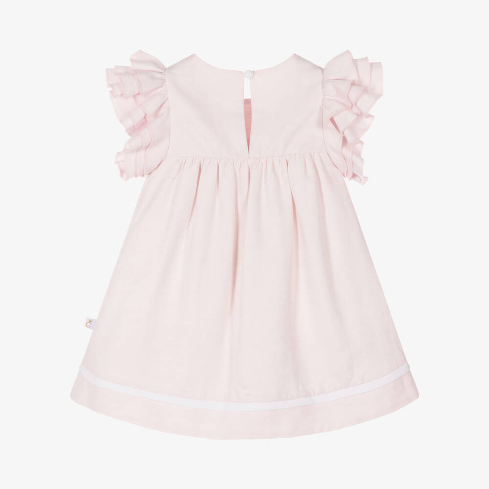 Caramelo Kids-طقم بناتي ناعم من الكتان الوردي | Childrensalon Outlet