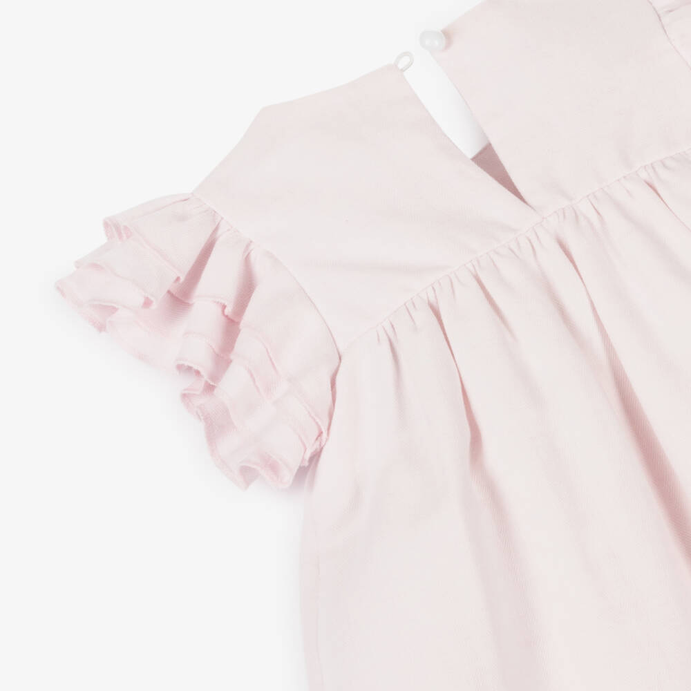 Caramelo Kids-طقم بناتي ناعم من الكتان الوردي | Childrensalon Outlet