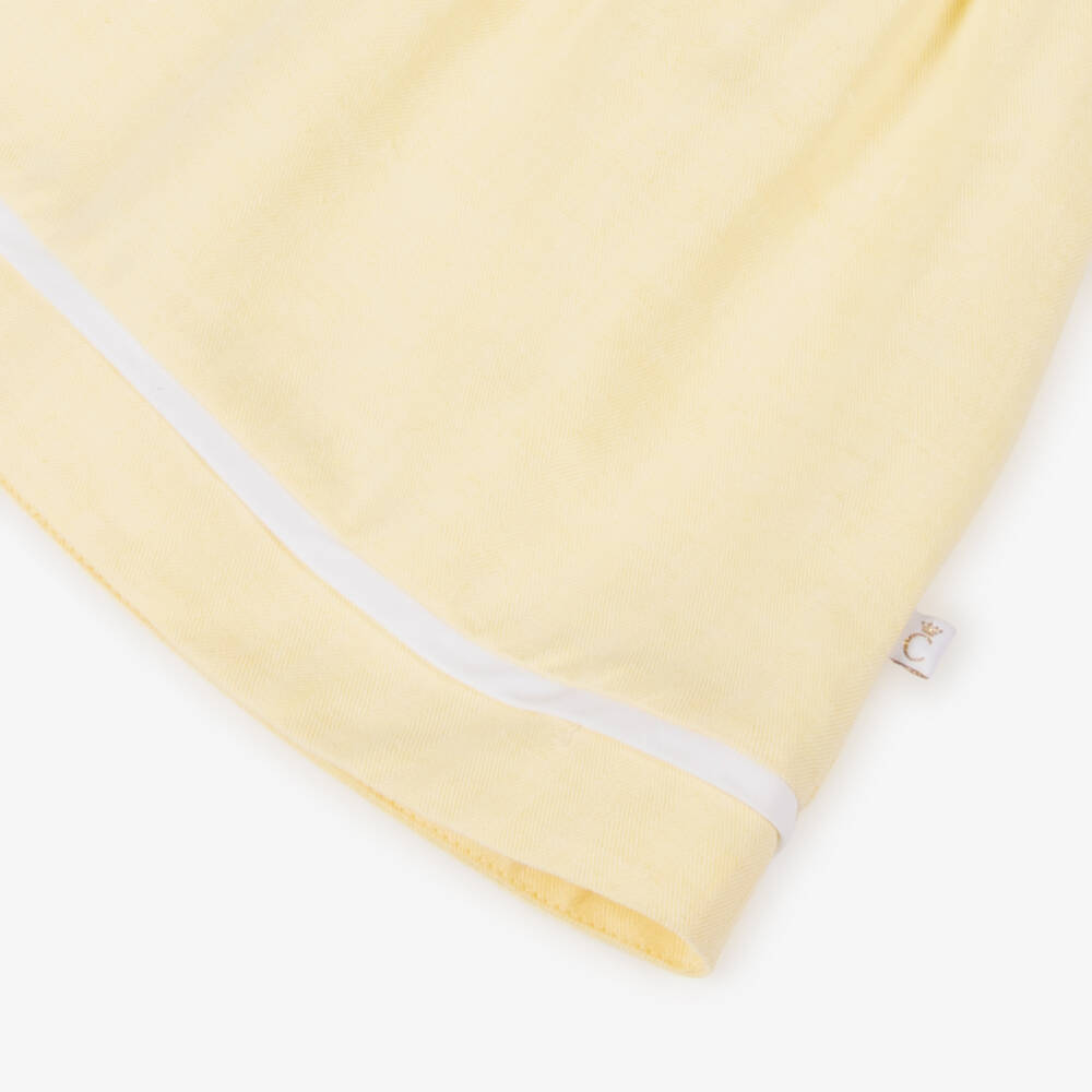Caramelo Kids-Girls' Sunny Linen Blend Dress | Childrensalon Outlet