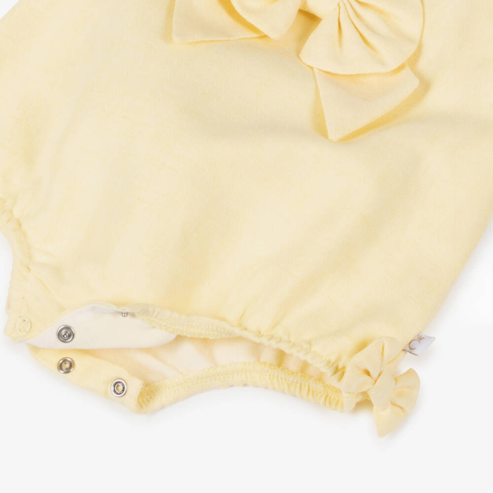 Caramelo Kids-Girls Sunshine Ruffle & Bow Shortie | Childrensalon Outlet