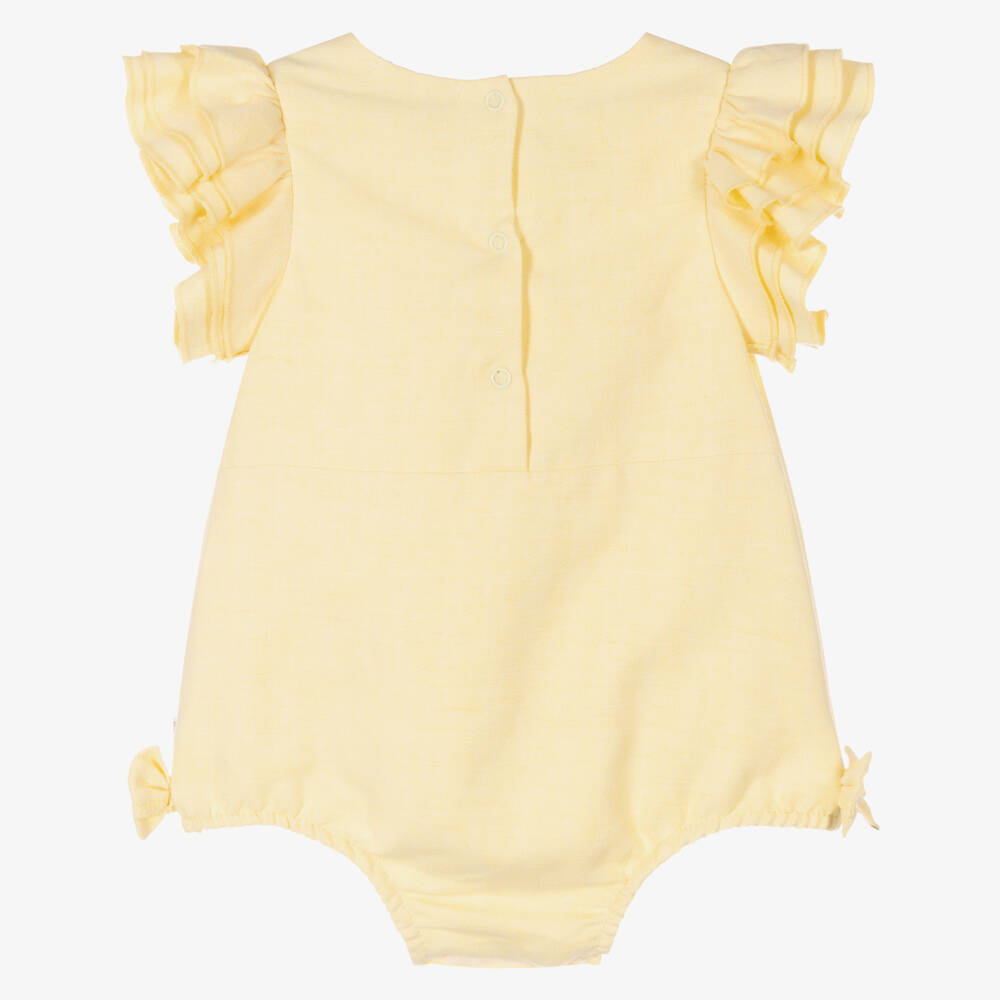 Caramelo Kids-Girls Sunshine Ruffle & Bow Shortie | Childrensalon Outlet