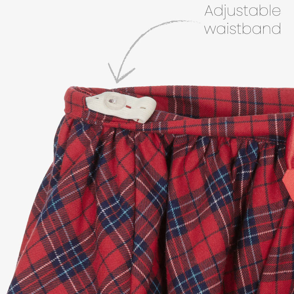Caramelo Kids-Girls Tartan Skirt Ensemble | Childrensalon Outlet