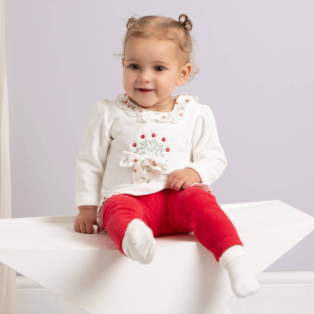 Caramelo Kids-Girls Velour Leggings Set | Childrensalon Outlet