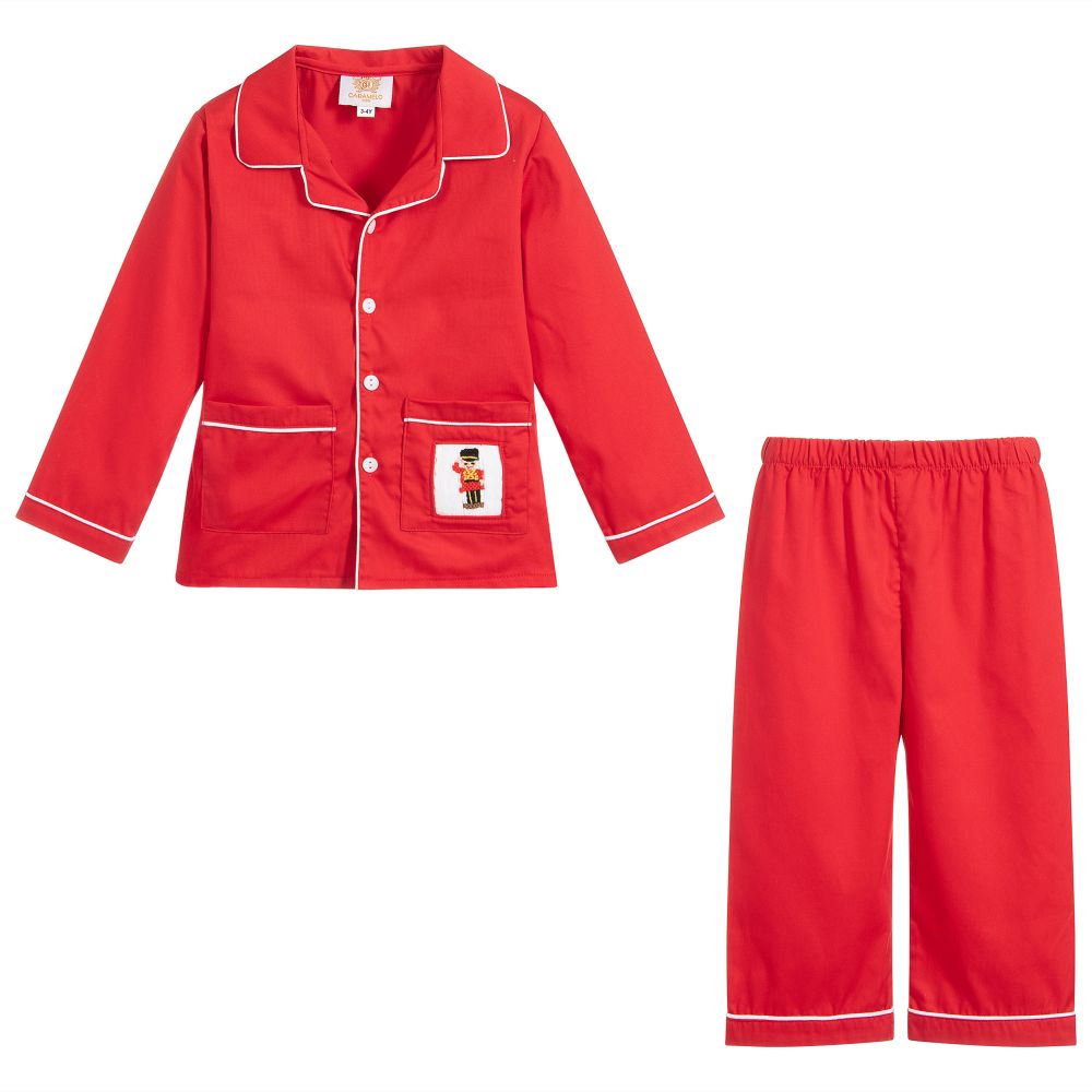 Caramelo Kids-Hand-Smocked Cotton Pyjamas | Childrensalon Outlet