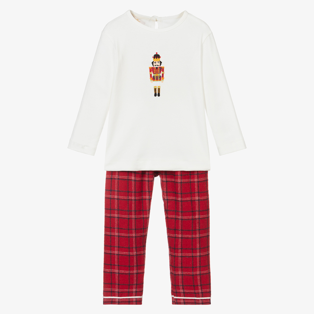 Ivory Red Festive Pyjamas