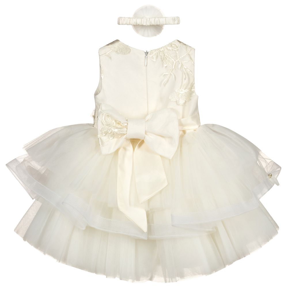 Ivory infant dress top