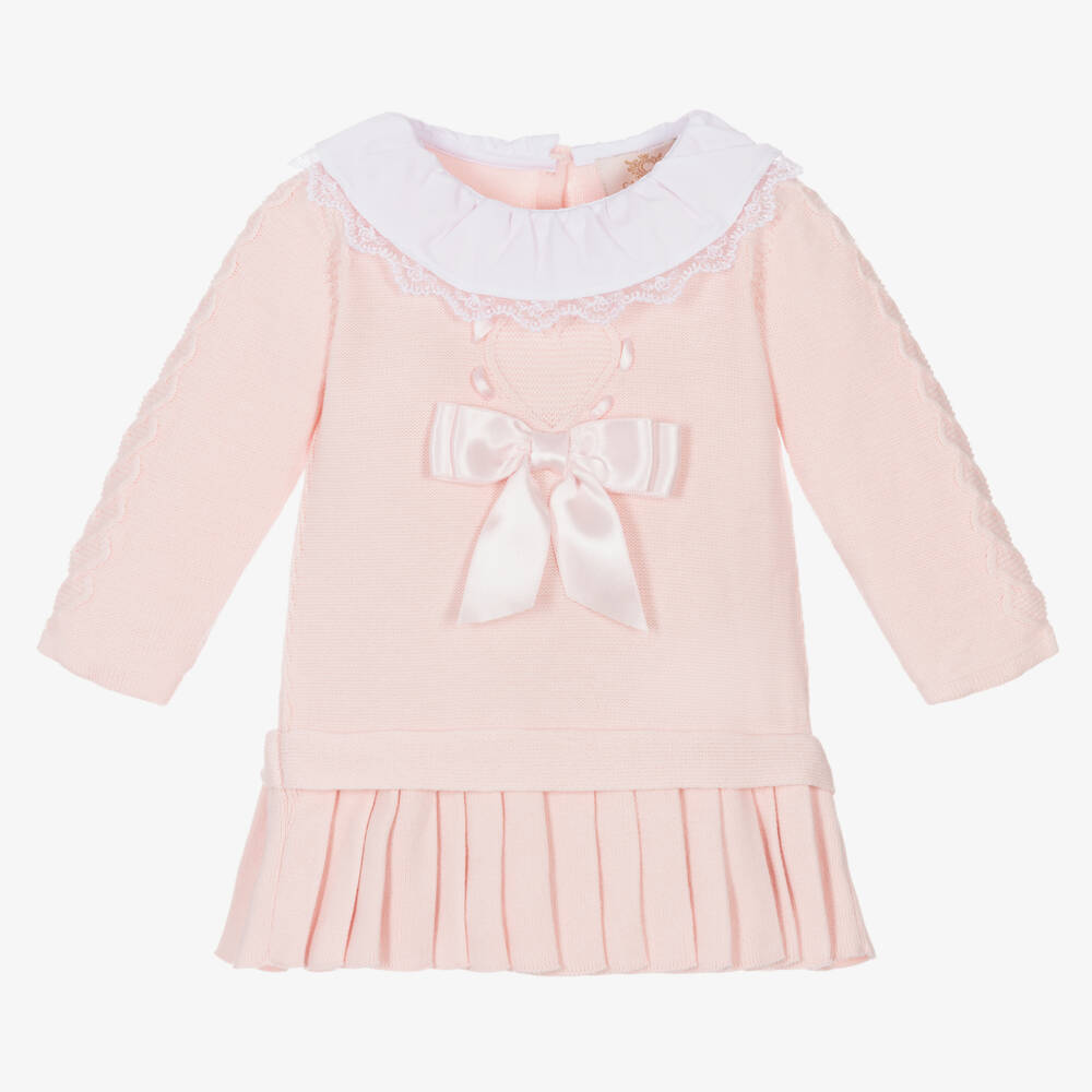 Caramelo Kids-Платье из розового хлопка для девочек | Childrensalon Outlet