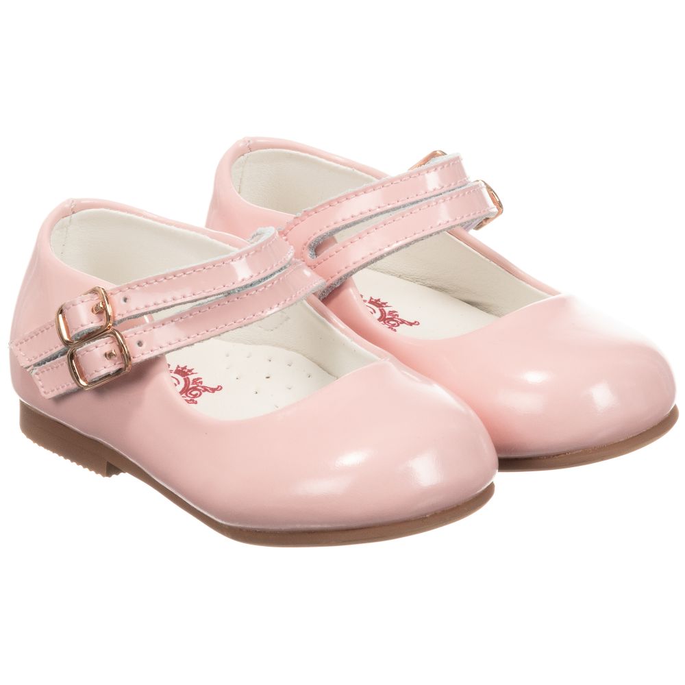 Caramelo Kids - Chaussures roses en cuir verni | Childrensalon