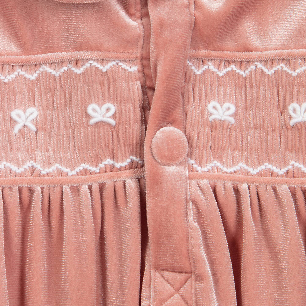 Caramelo Kids-Pink Velvet Bloomer Shorts Set | Childrensalon Outlet