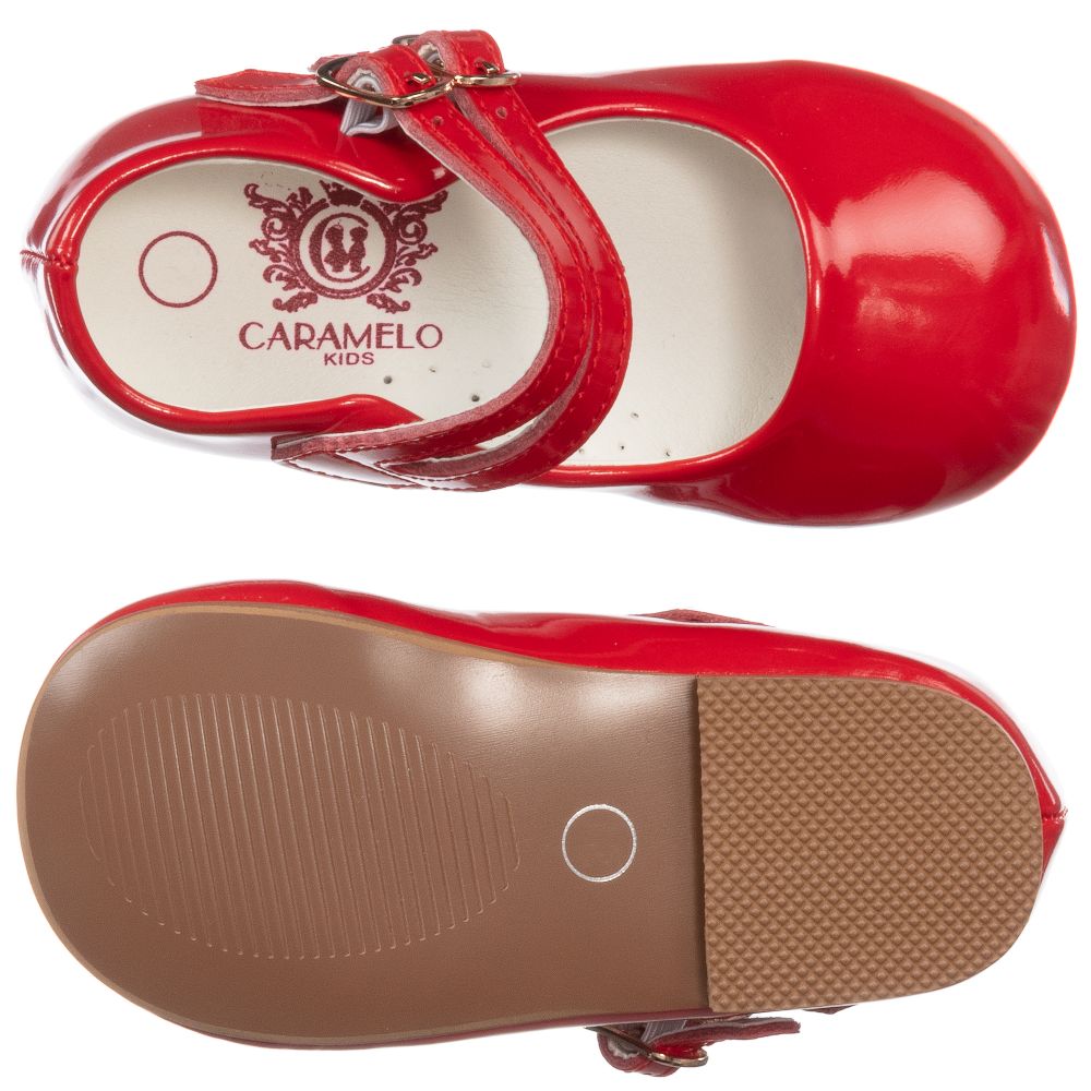 Kids red 2025 patent shoes